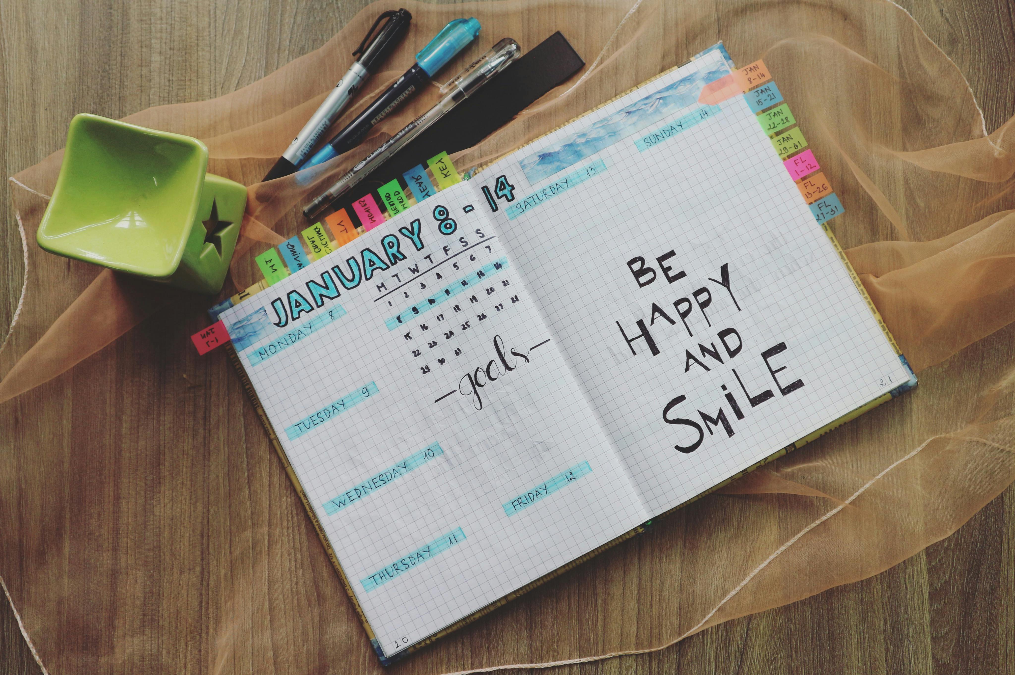 Blog writing and planning illustration for beginners